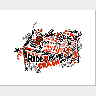 Slang MTB T-Shirt Posters and Art